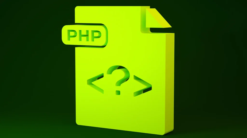 A visual representation of a PHP code file, symbolizing PHP Website Development Services for seamless web applications.